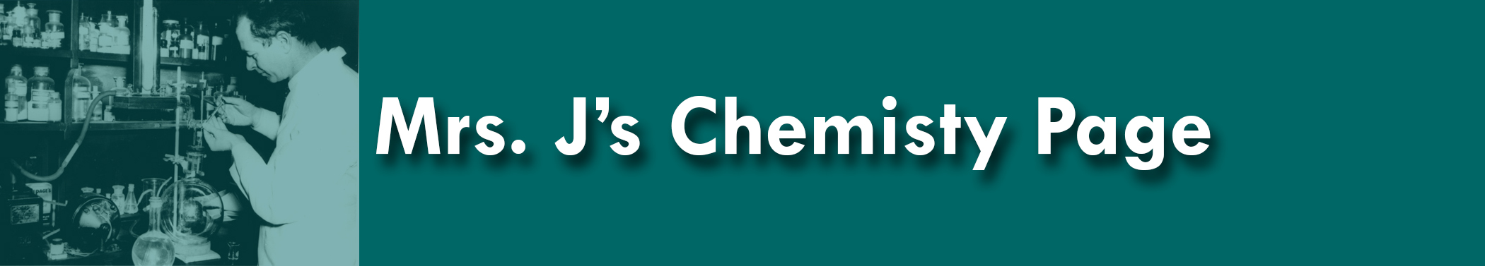 Text reads Mrs. J's Chemistry Page